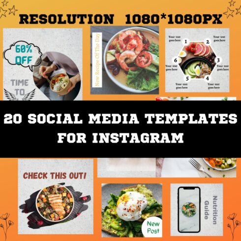 Instagram Social Media Templates - main image preview.