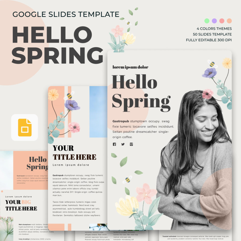 Fashion Design Google Slides Template – MasterBundles