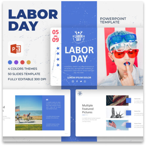 LaborDay PowerPoint Template.