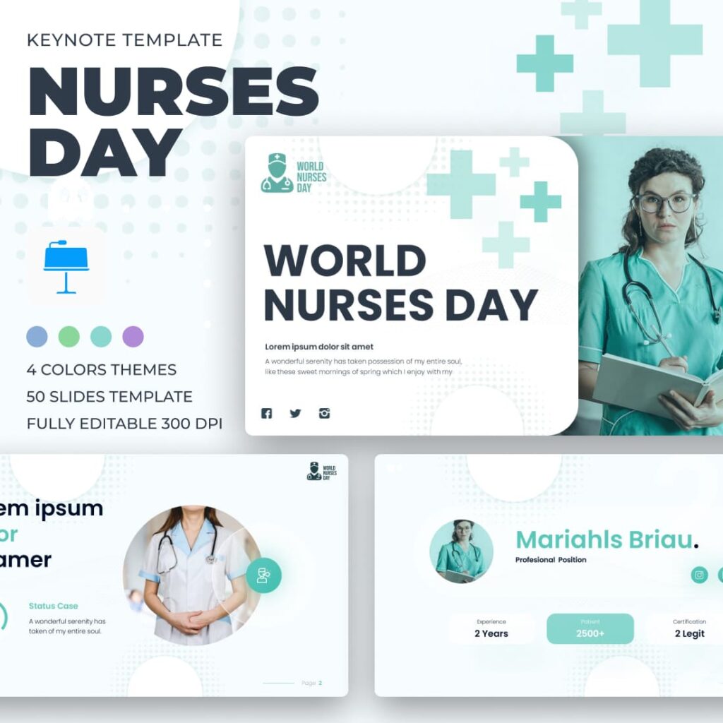 Nurses Day Keynote Template – MasterBundles