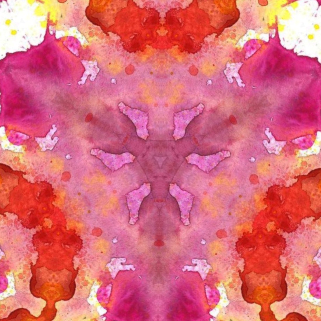 Image with gorgeous pink watercolor pattern.