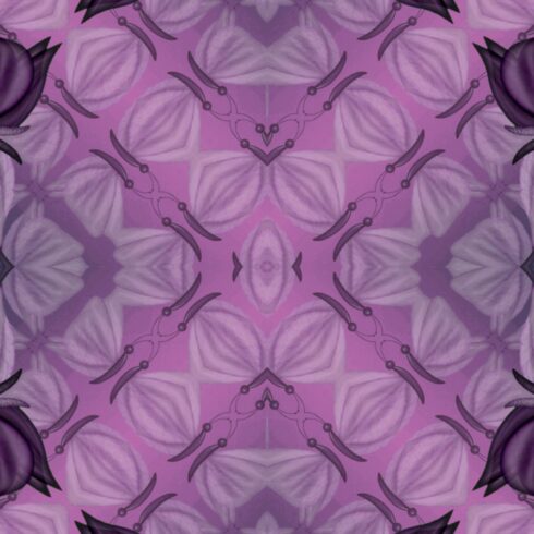 Pretty in Purple Digital Paper - main image preview.