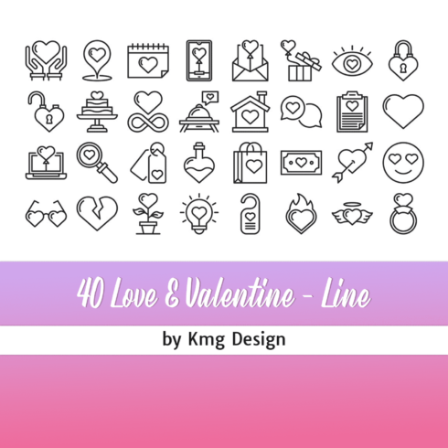 40 Love & Valentine - Line.