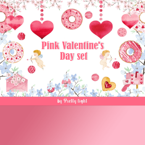 Pink Valentine's Day Set - main image preview.