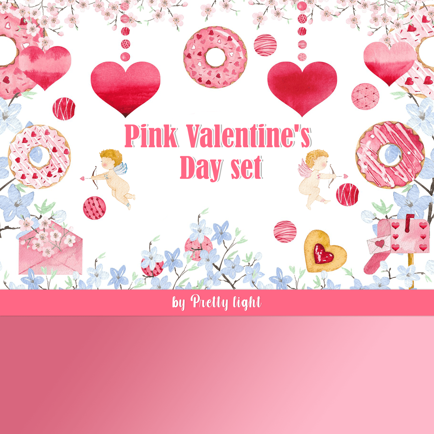 Pink Valentine's Day Set - main image preview.