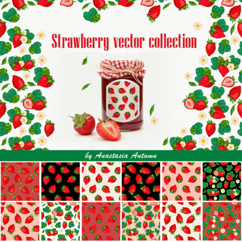 Strawberry Vector Collection.