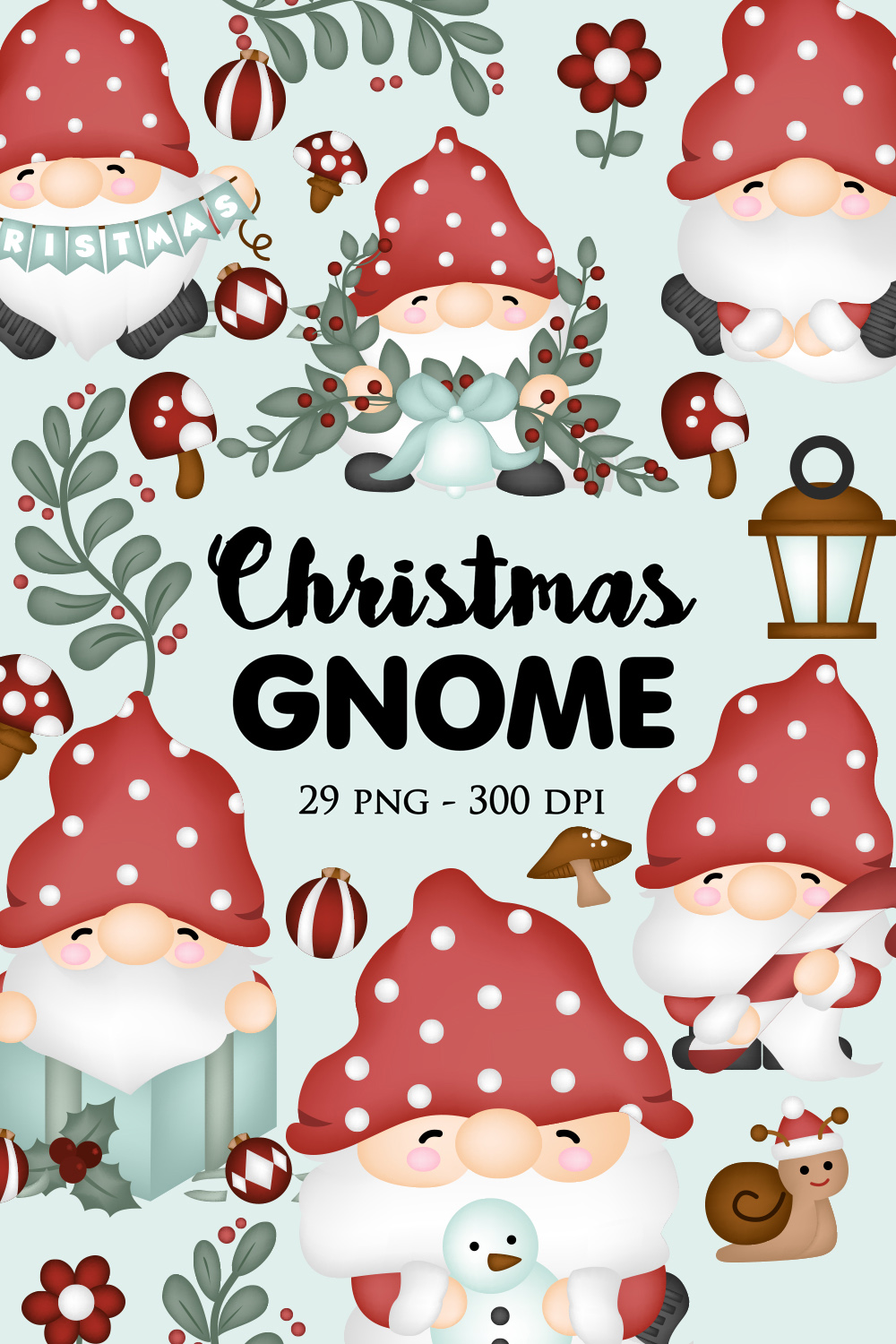 Collection of beautiful images of Christmas gnomes.