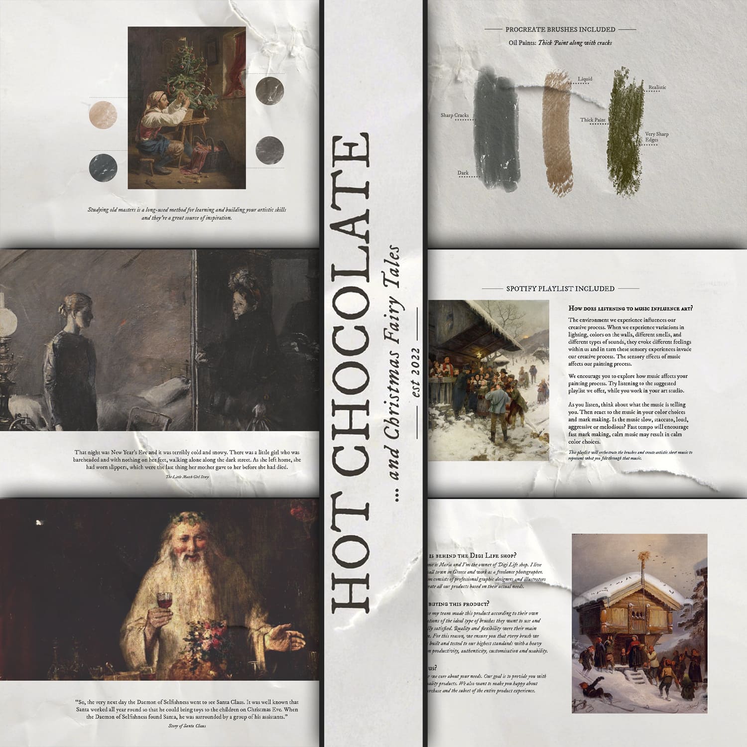 Christmas Procreate Kit (2022) cover.
