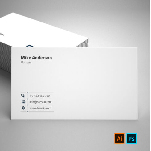 Minimal Business Card main cover.