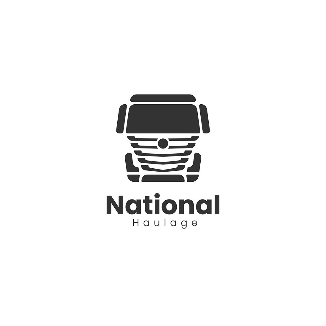 National Haulage Logo gray version.