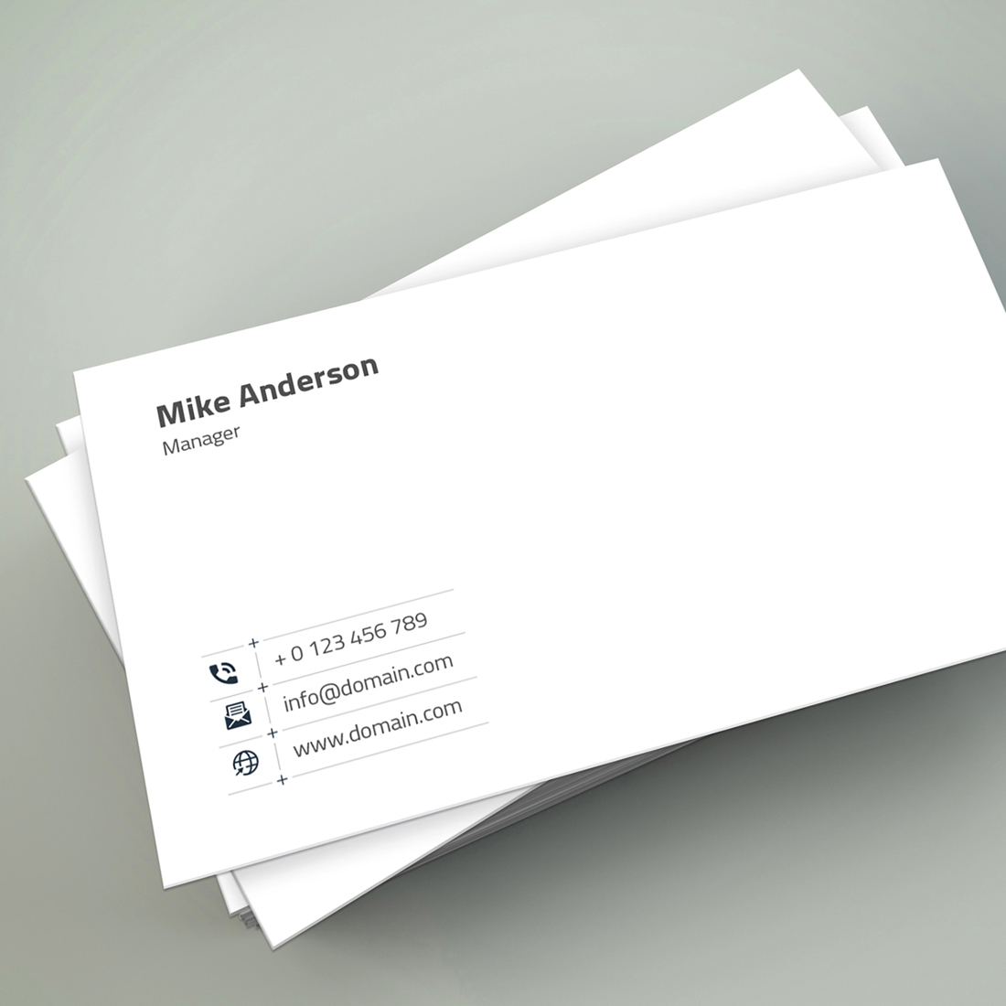 Minimal Business Card preview.
