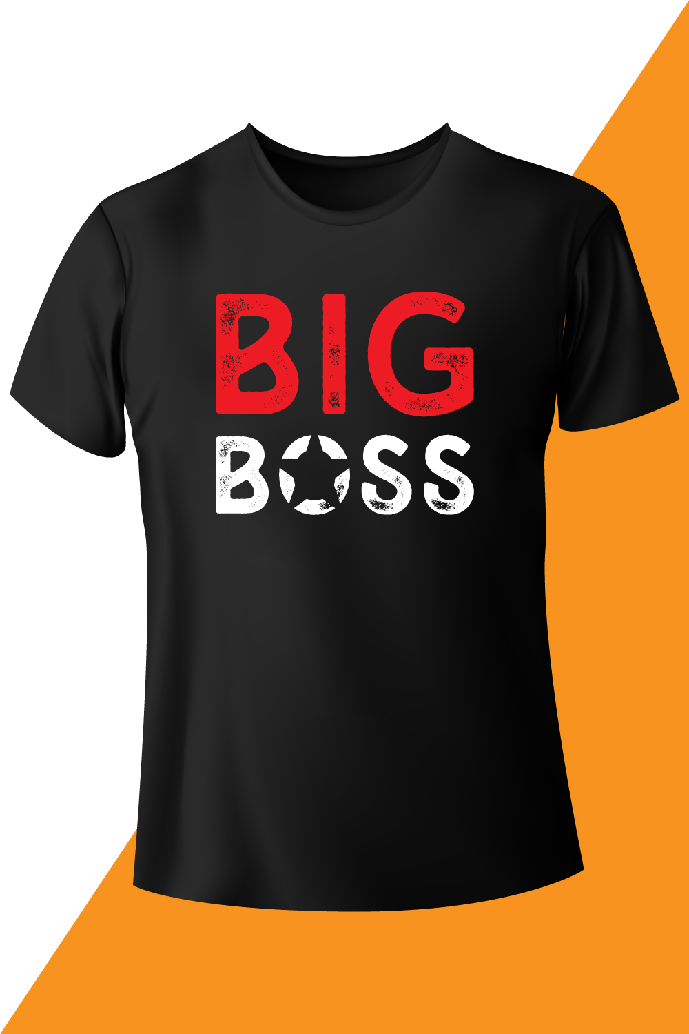 Image of a black t-shirt with a wonderful Big Boss slogan.
