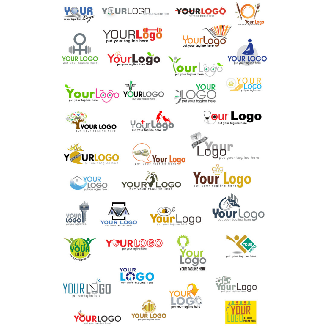 Business Logo Kit All In One Design cover image.