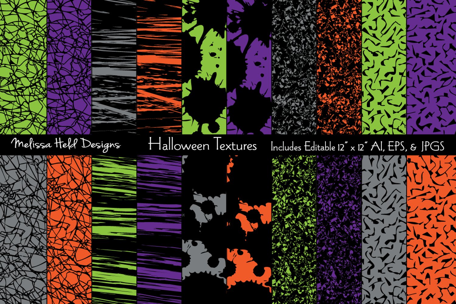 Cover image of Halloween Textures.