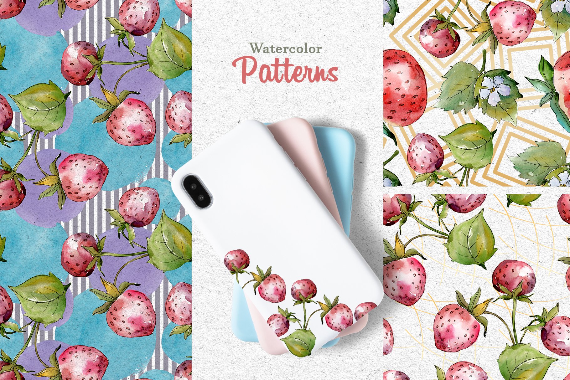 Use these fruits prints for your phone case.