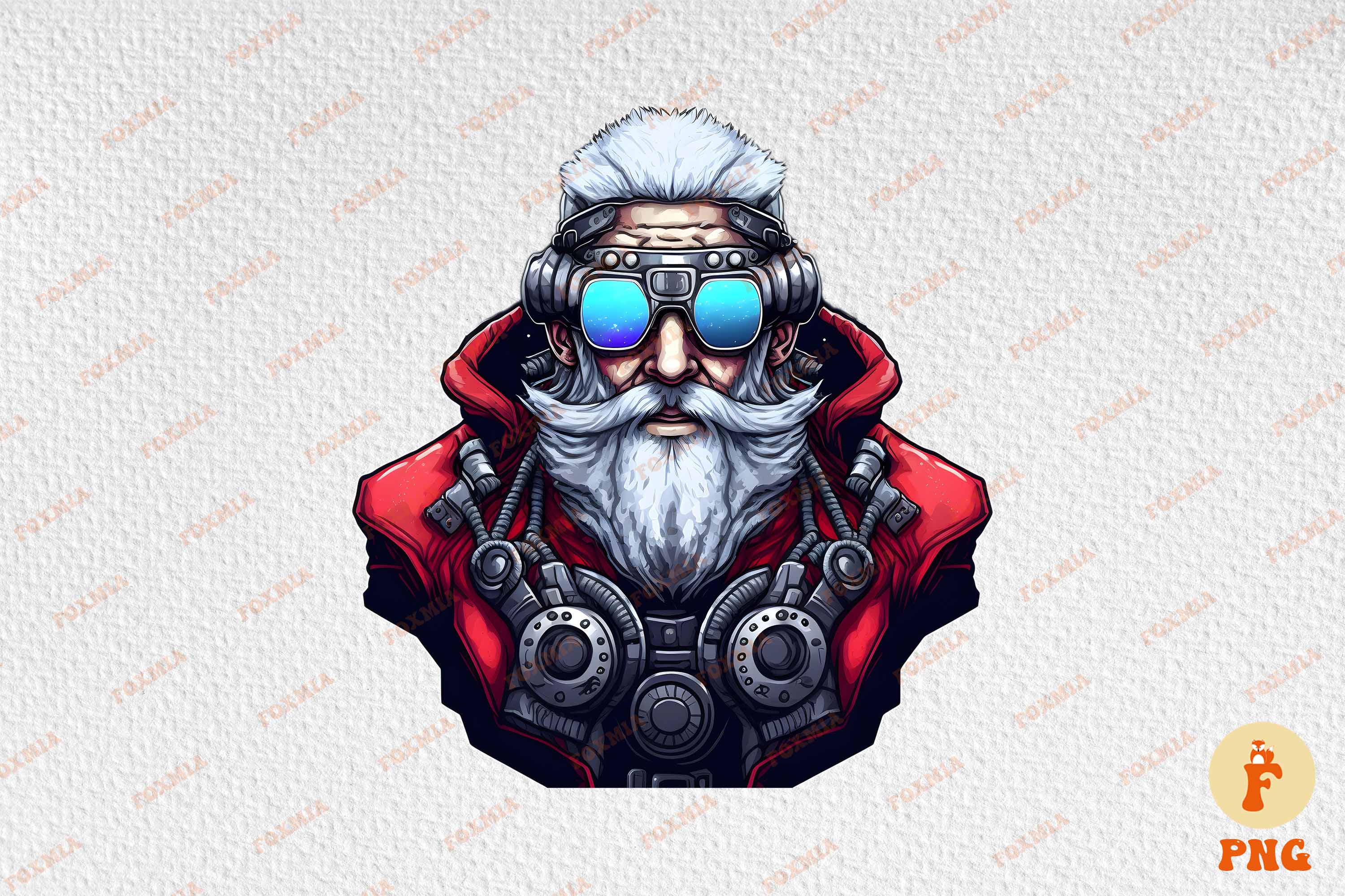 exquisite image of cool santa claus.