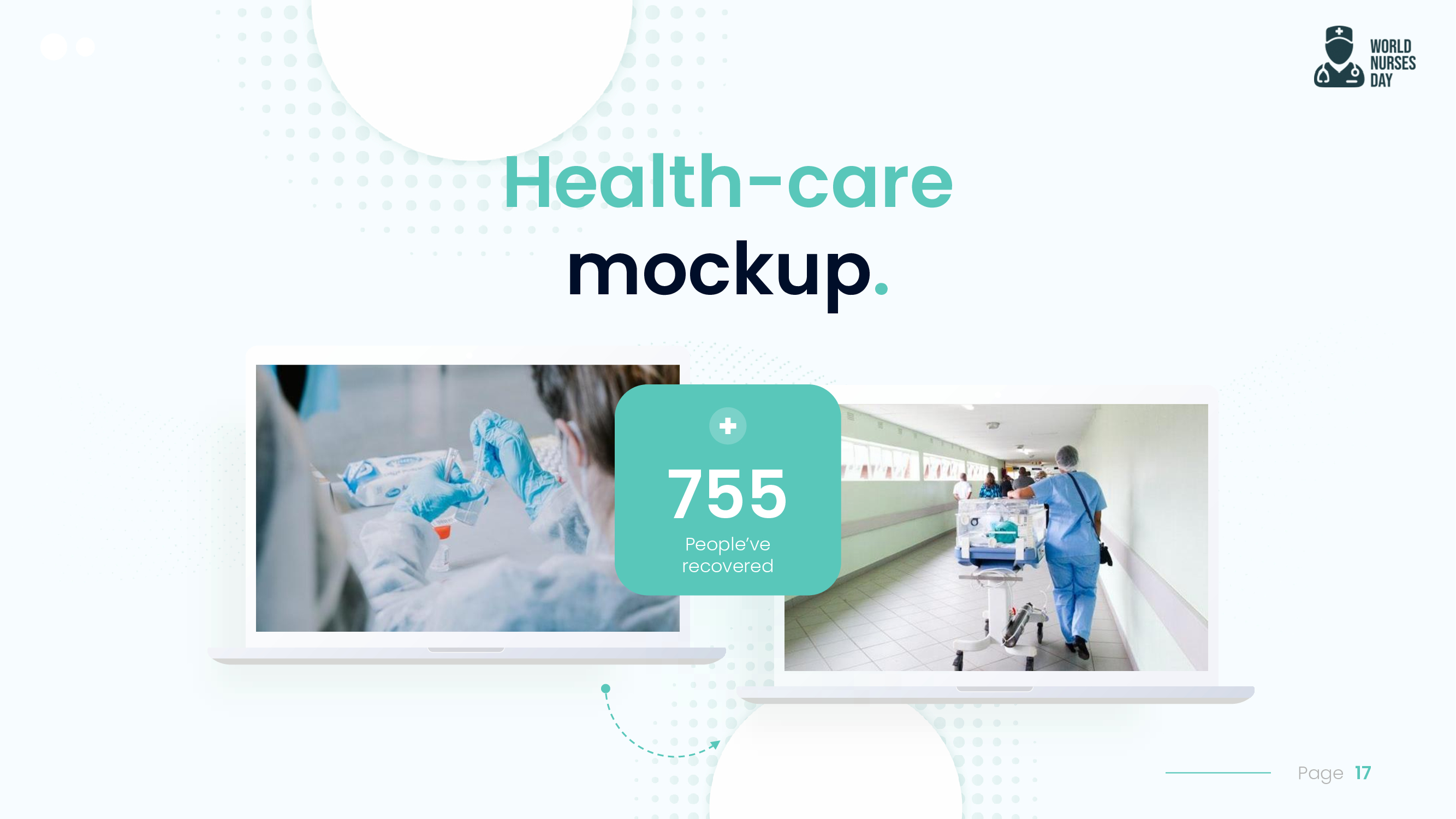 The example of health-care mockup.