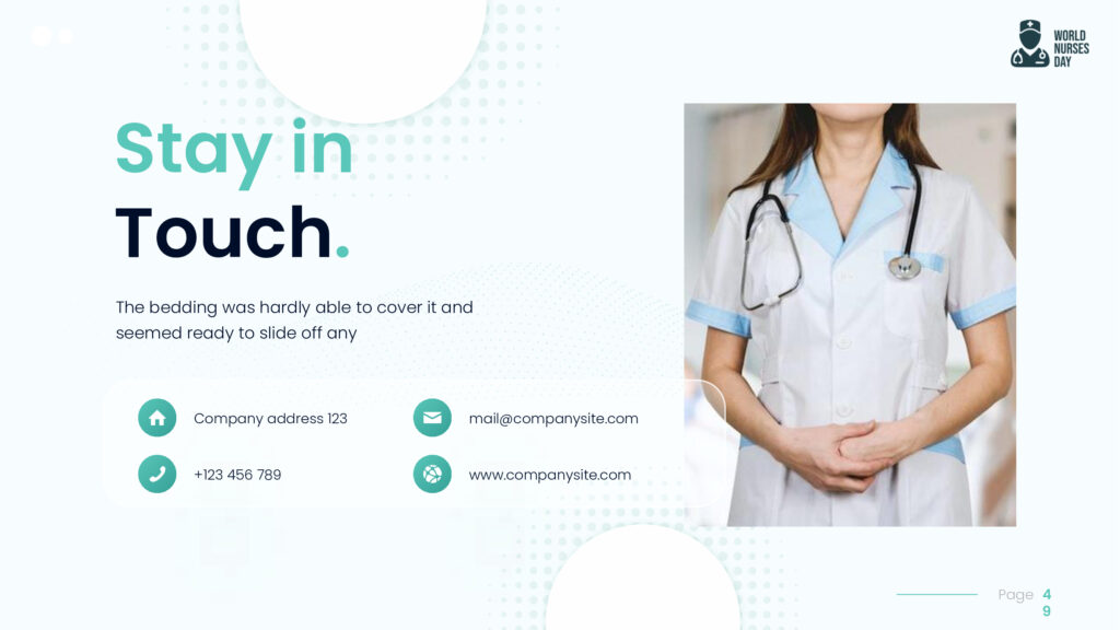 Nurses Day PowerPoint Template – MasterBundles
