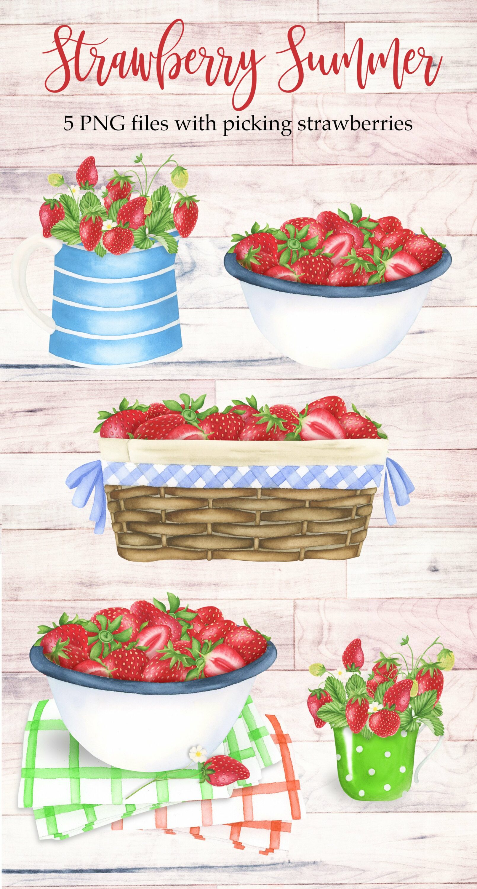 So tasty strawberries from the garden.