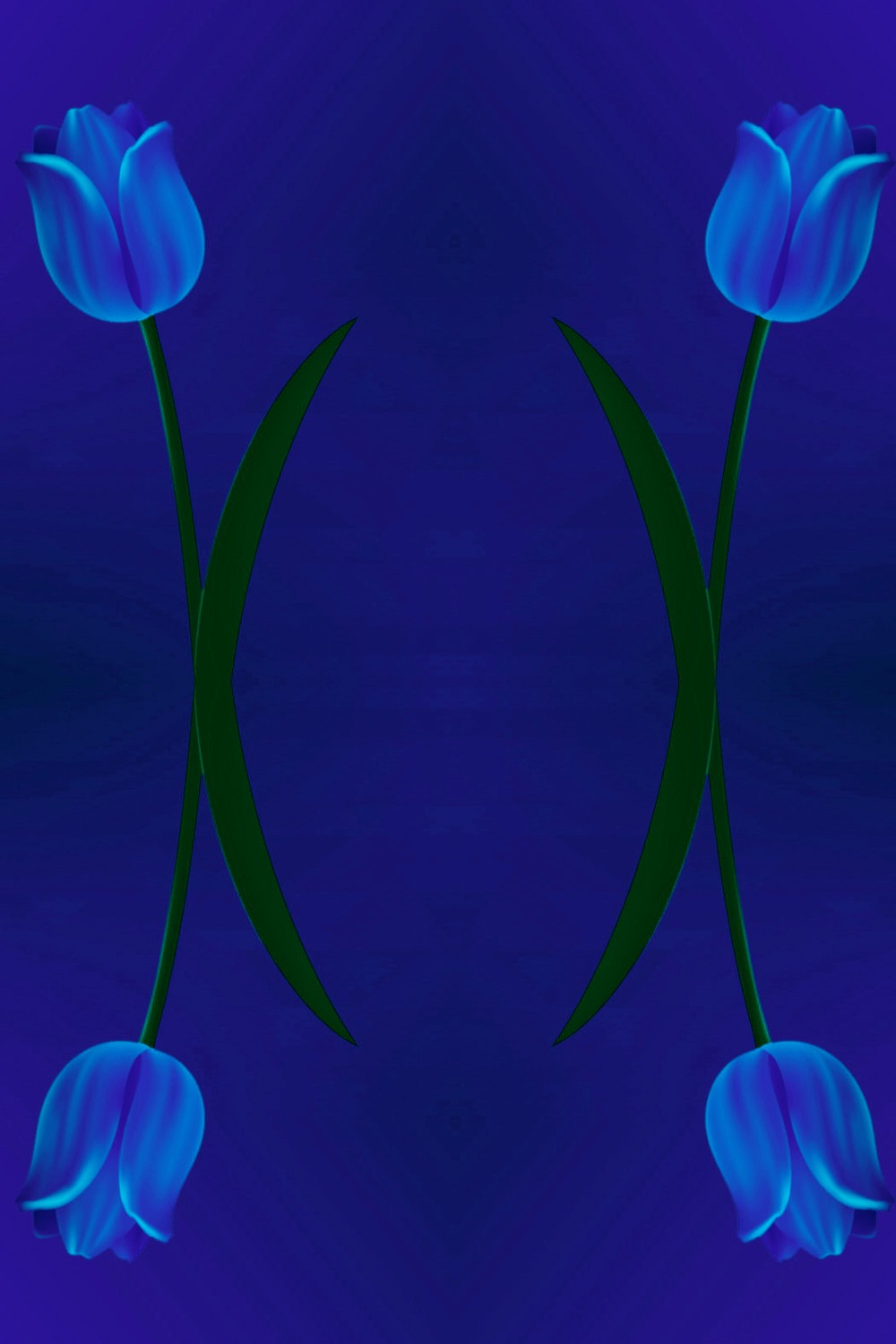 Geometric Tulip Elegant Digital Paper - pinterest image preview.
