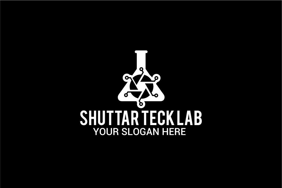 Black background with the white tech lab logo.