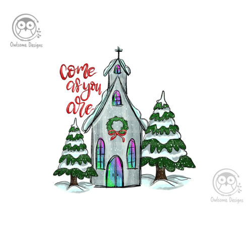 Come as You Are Christmas Sublimation Design cover image.