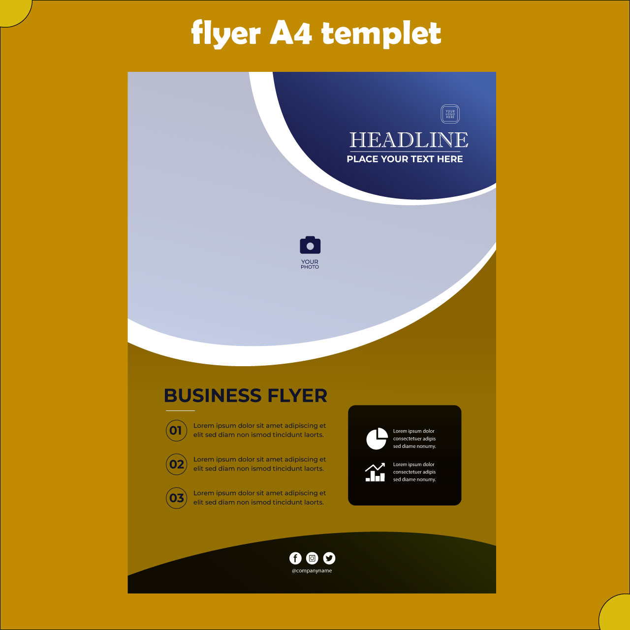 Flyer A4 Template created by pavan gr.