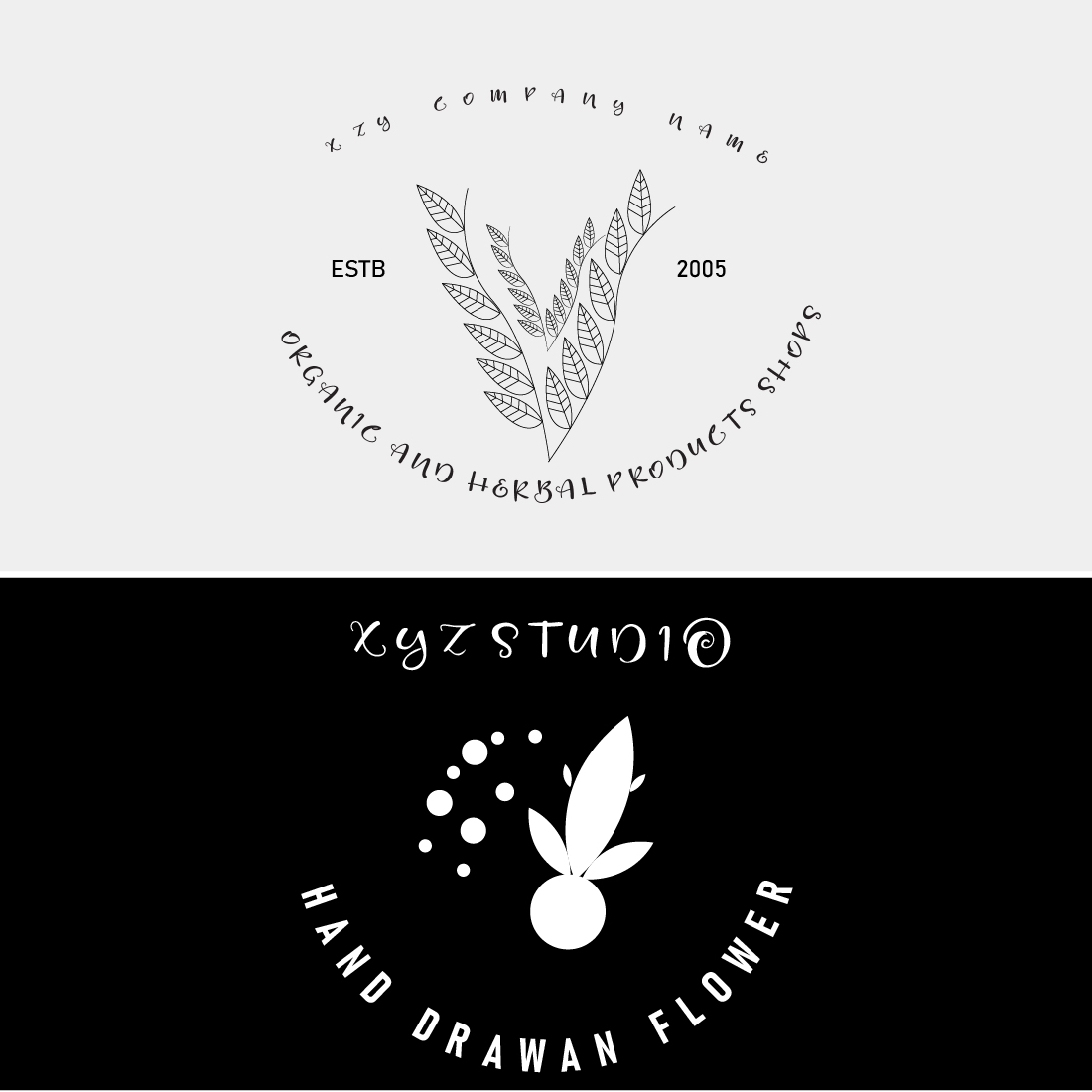 Botanical Logo Design preview.