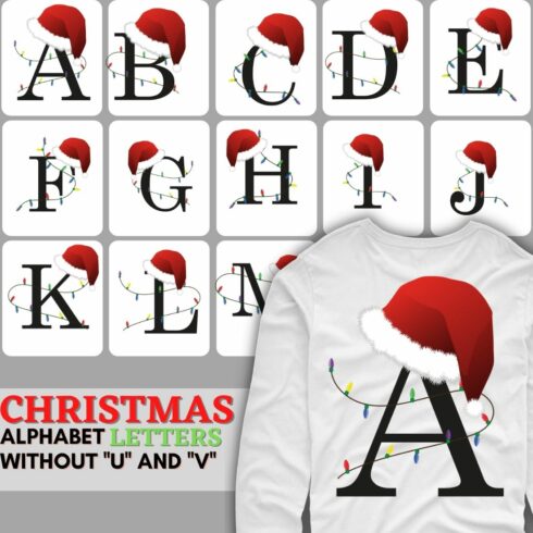 Christmas 2022 Alphabet Letters Lighting Design - main image preview.