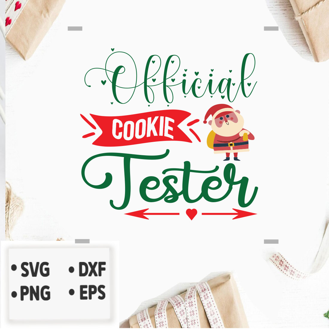 Image with unique prints Official cookie tester.