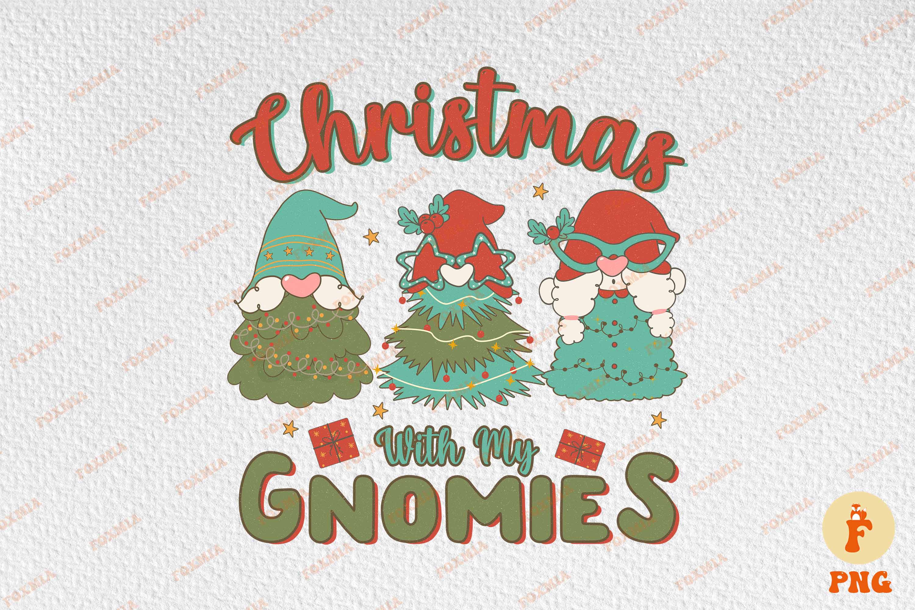 Christmas gnomes for your project design.