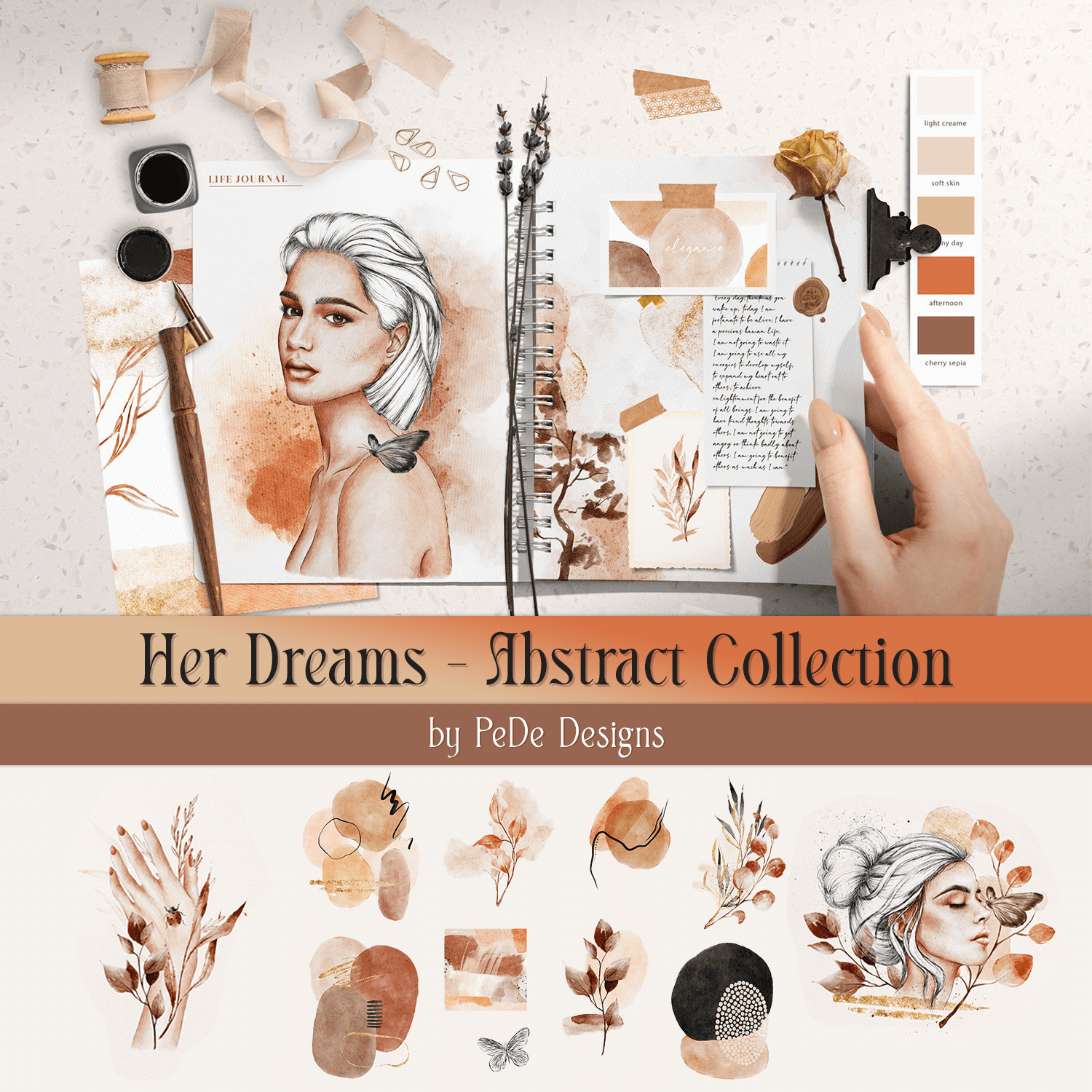 Her Dreams. Abstract Collection.