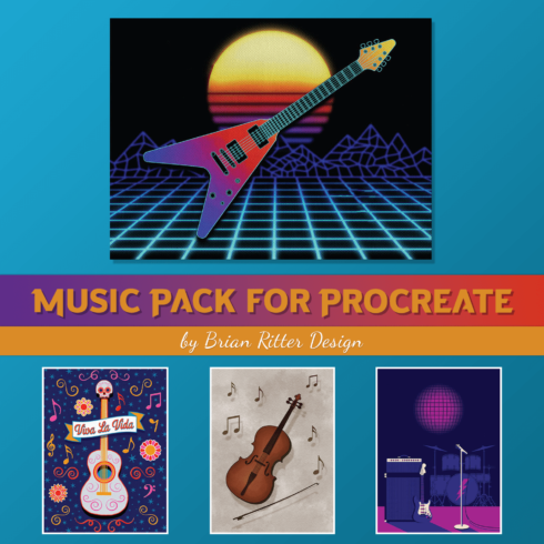 Music Pack for Procreate.