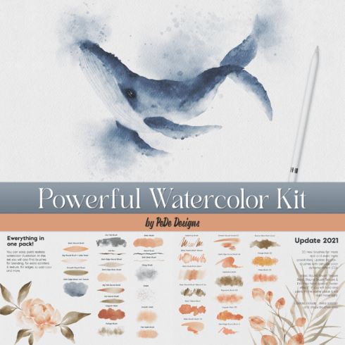 Powerful Watercolor Kit.