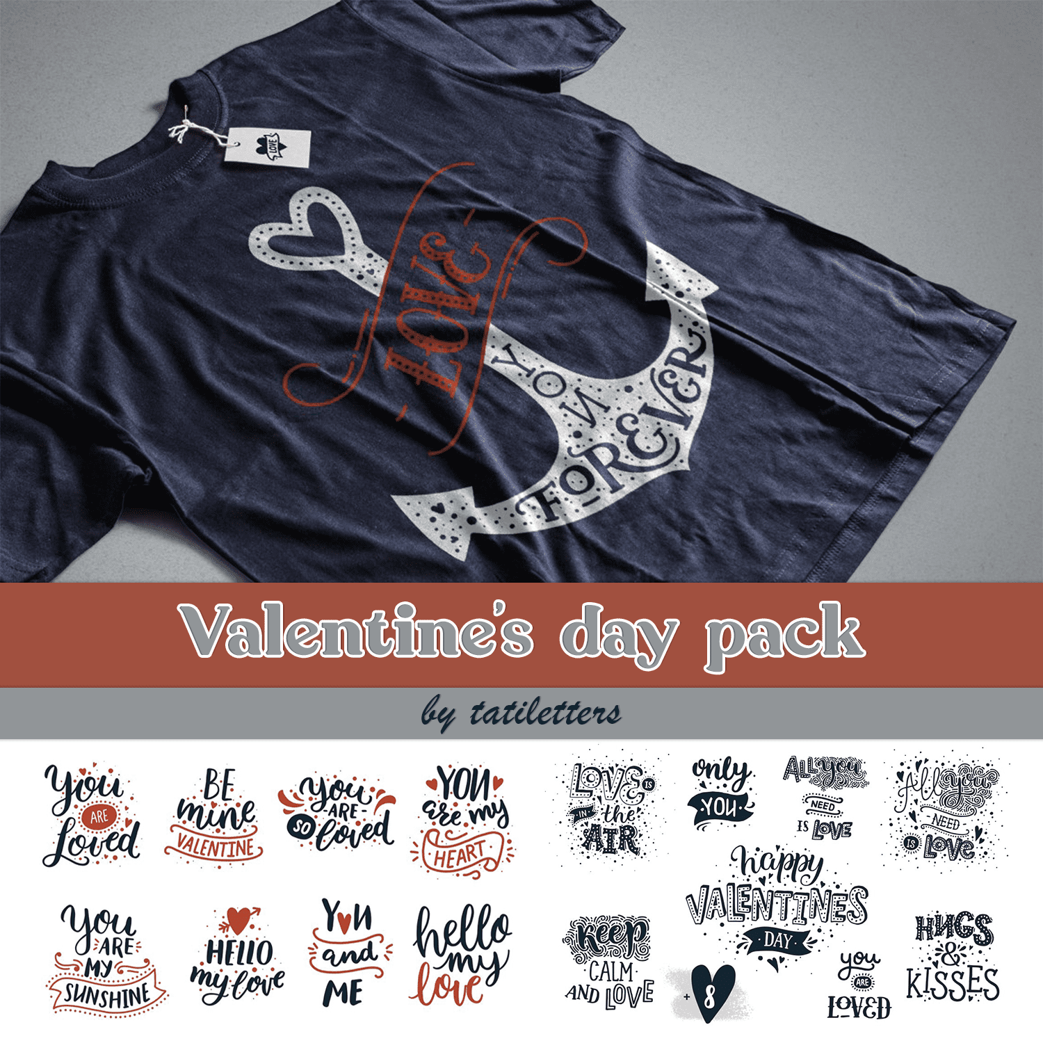 Valentine's Day Pack Cover.