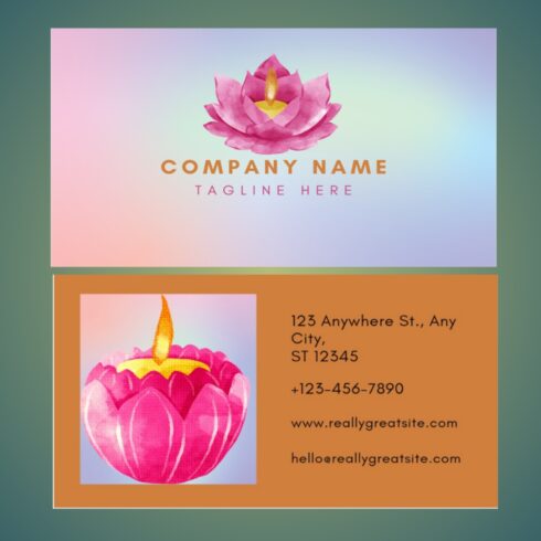 Simple and Basic Business Card main cover.