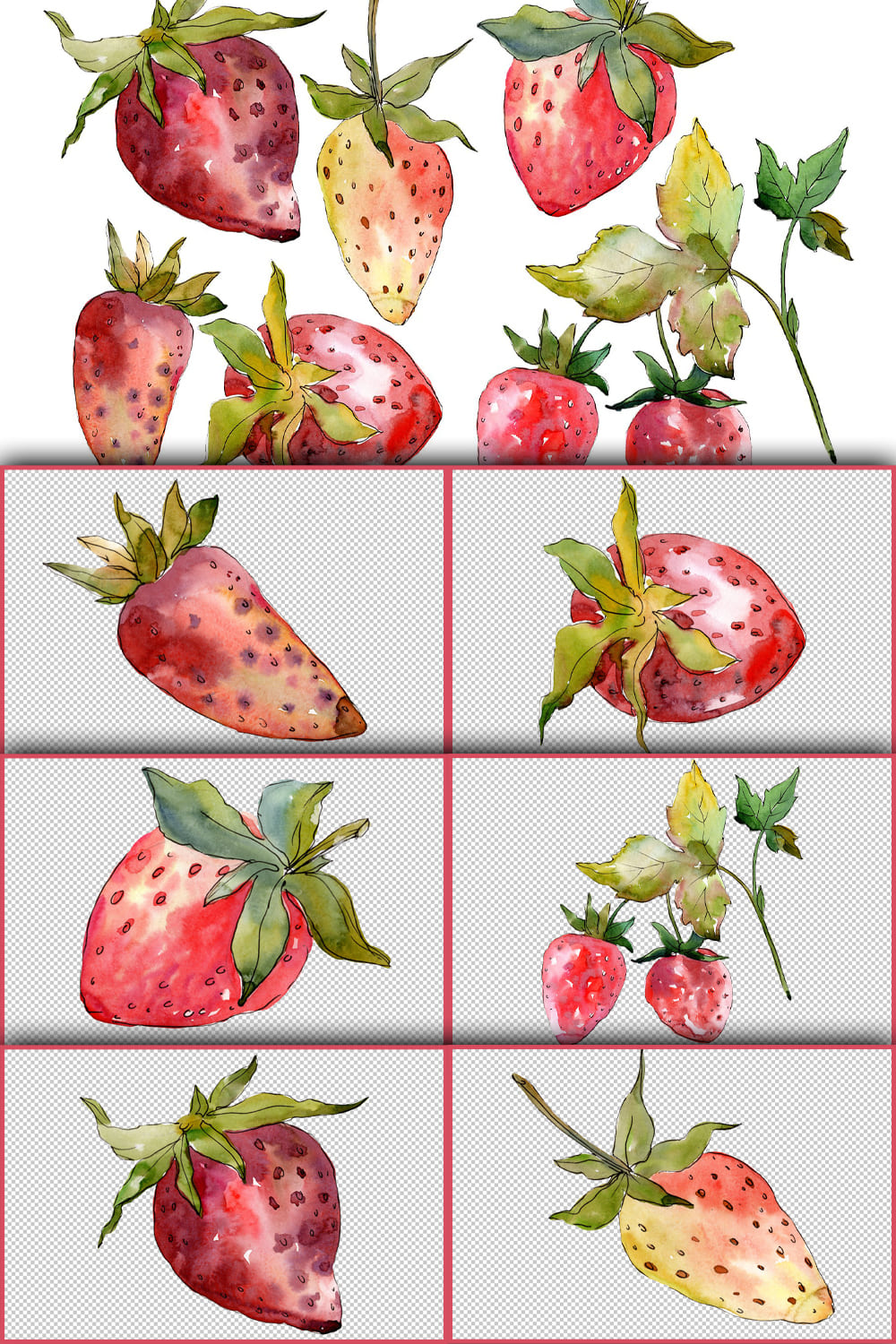 273710 strawberry kimberly watercolor png pinterest 1000 1500 479