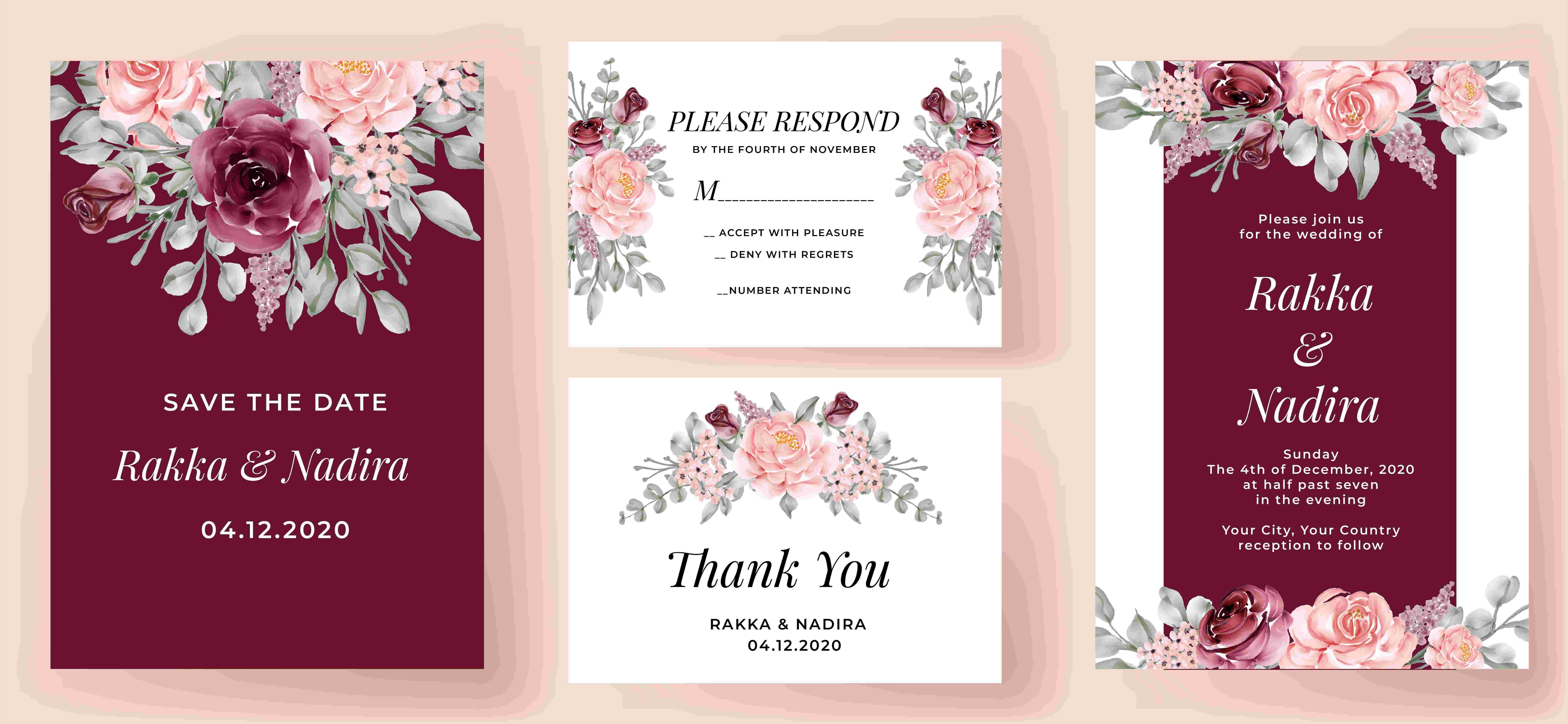 Great template for your invitations.