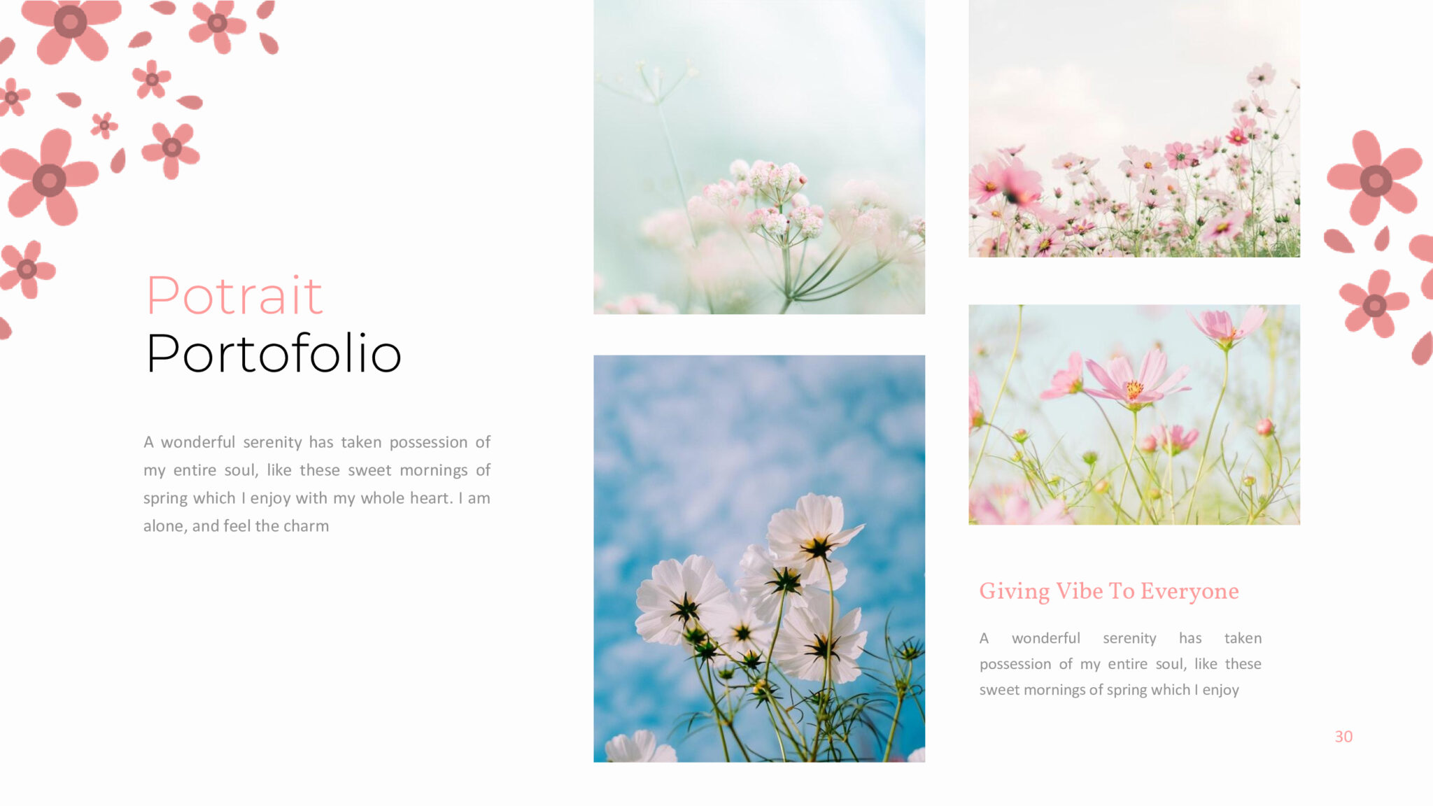 Spring Vibes PowerPoint Template – MasterBundles