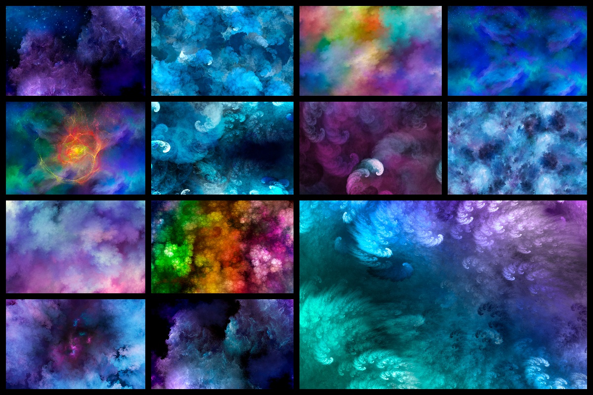 Big diversity Backgrounds With Clouds.