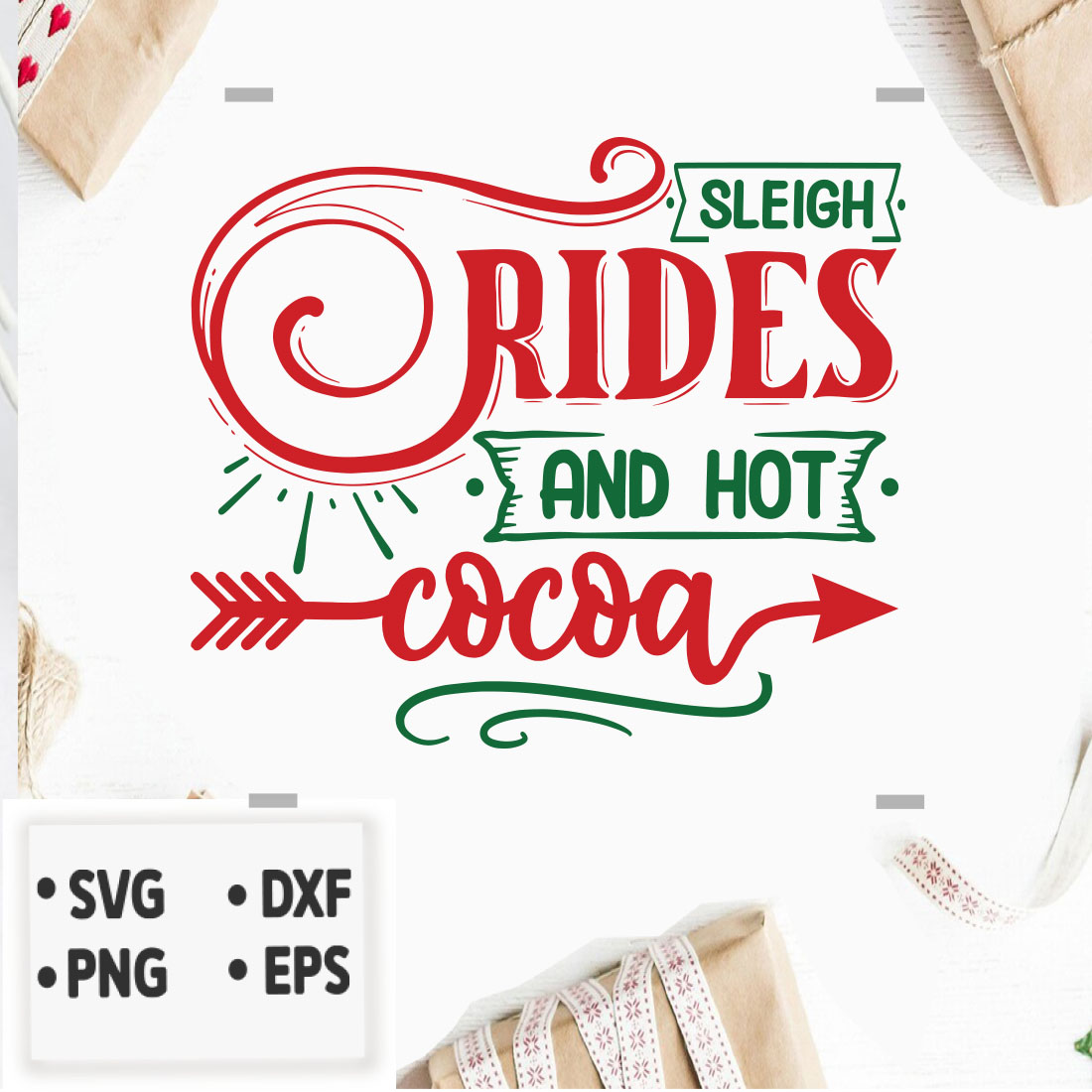 Image with irresistible prints of sleigh rides and hot cocoa.