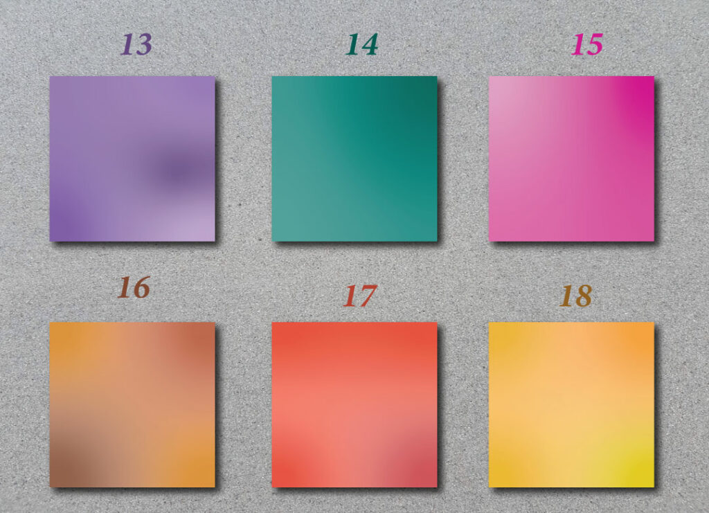 18 Colorful Gradient Backgrounds - MasterBundles