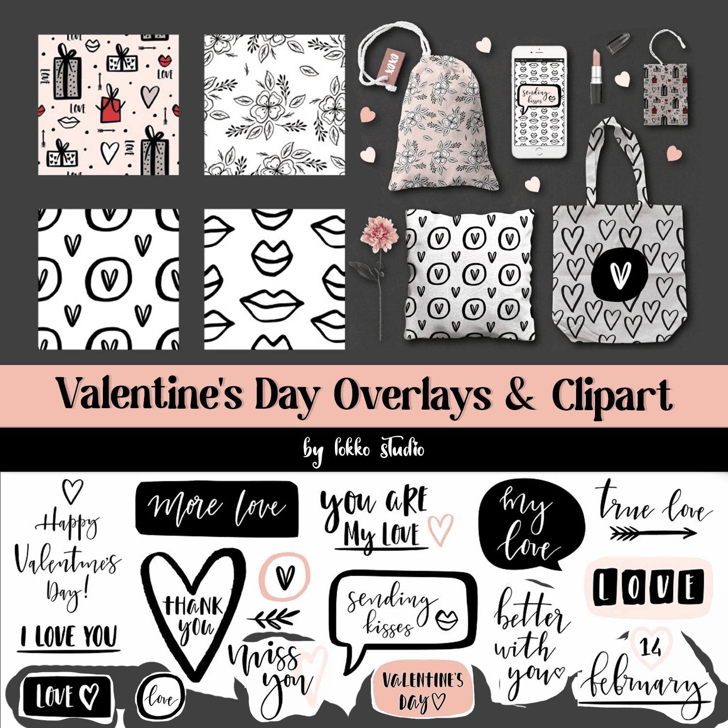 Valentine's Day Overlays & Clipart - Facebook.