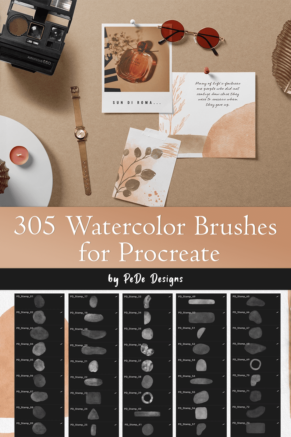 305 Watercolor Brushes For Procreate - Pinterest.