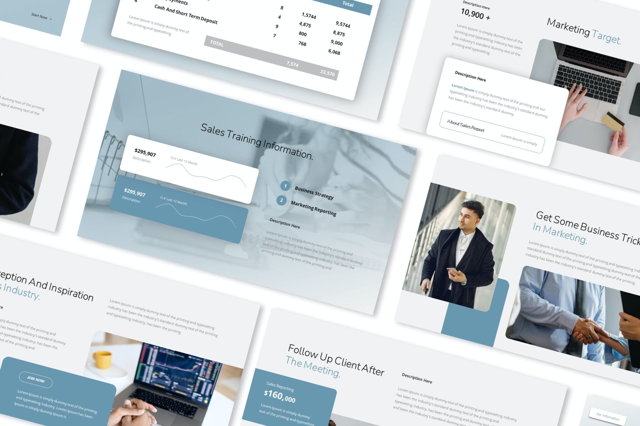 Sales Statistic Powerpoint Presentation Template – MasterBundles