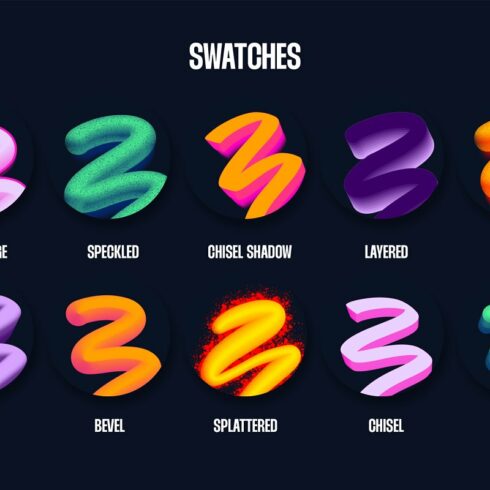 Thick 3D Brushes Procreate | MasterBundles