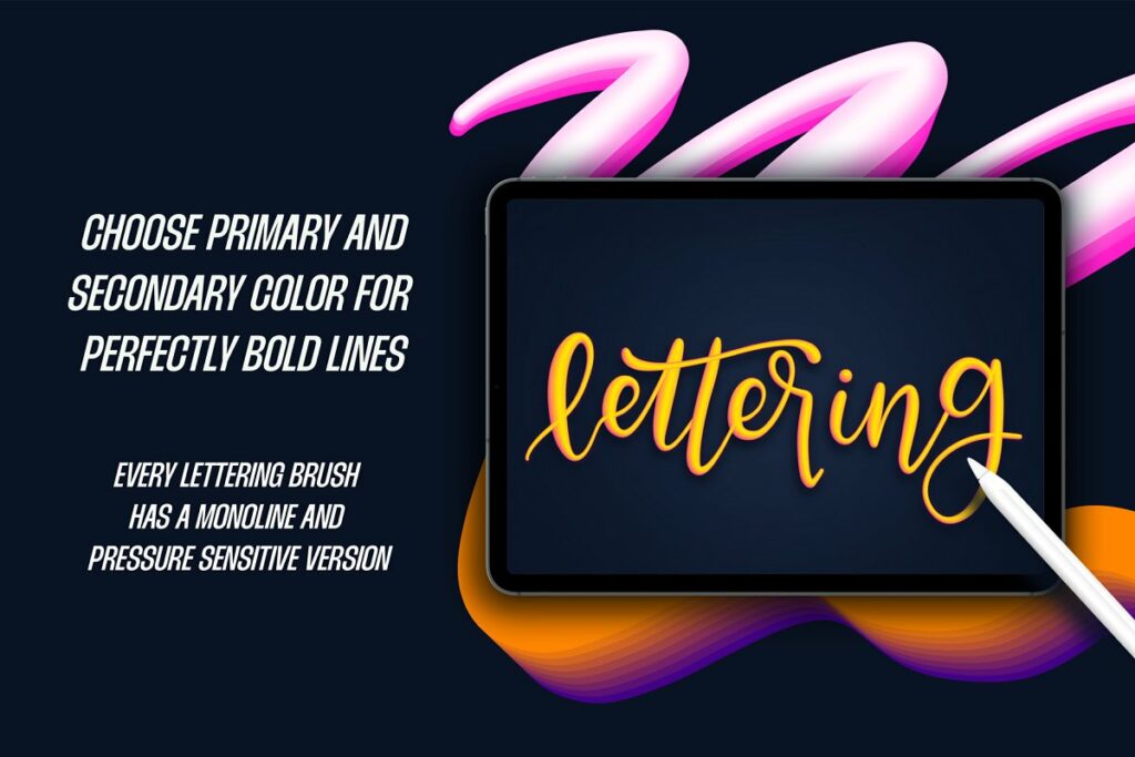 Thick 3D Brushes Procreate – MasterBundles