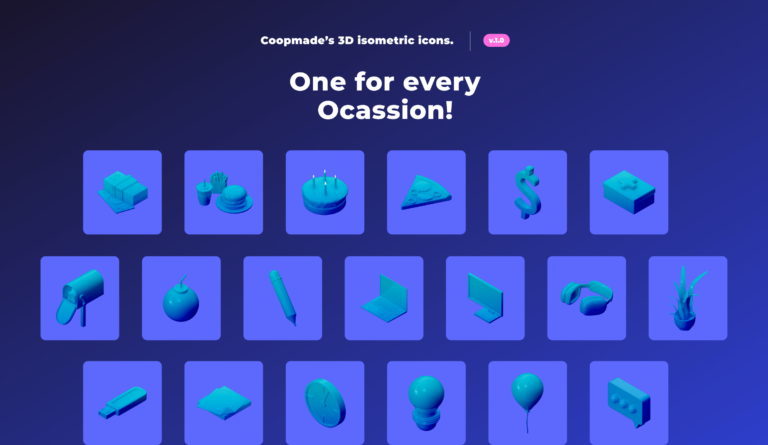 3D Isometric Icons Design Figma - MasterBundles