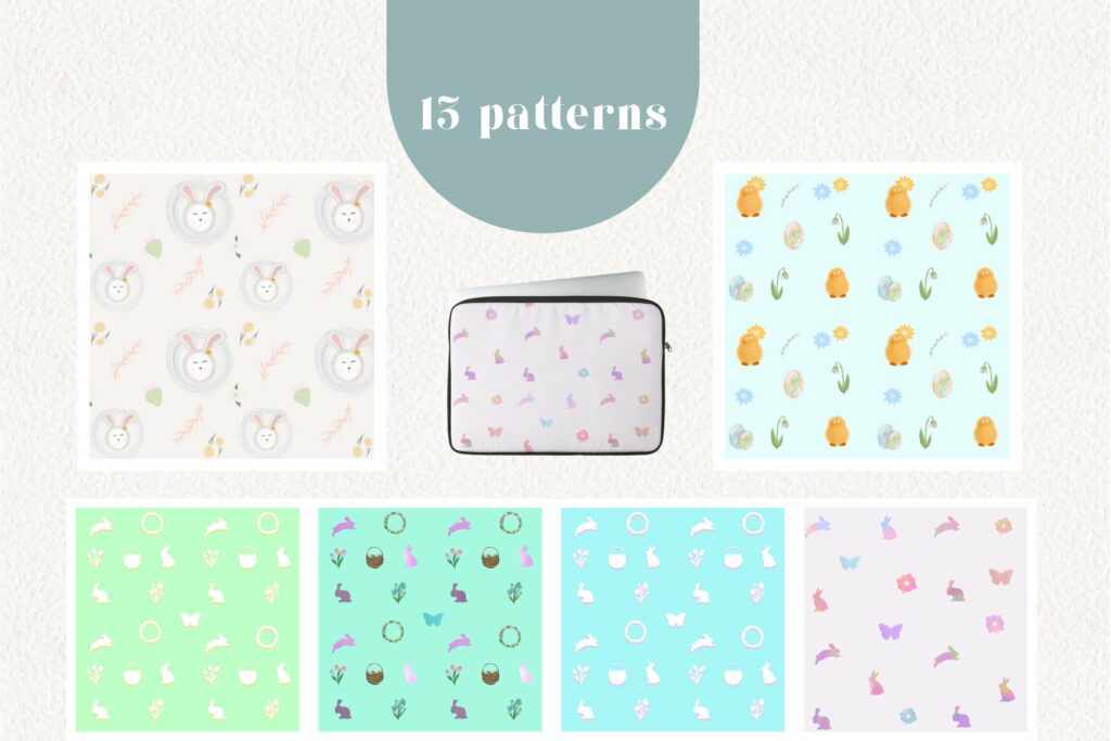 Pastel Neutral Spring Easter Clipart – MasterBundles
