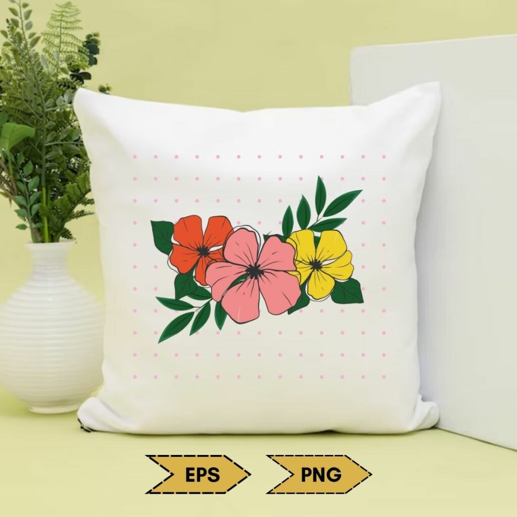 Vintage Natural Summer Flower Design MasterBundles